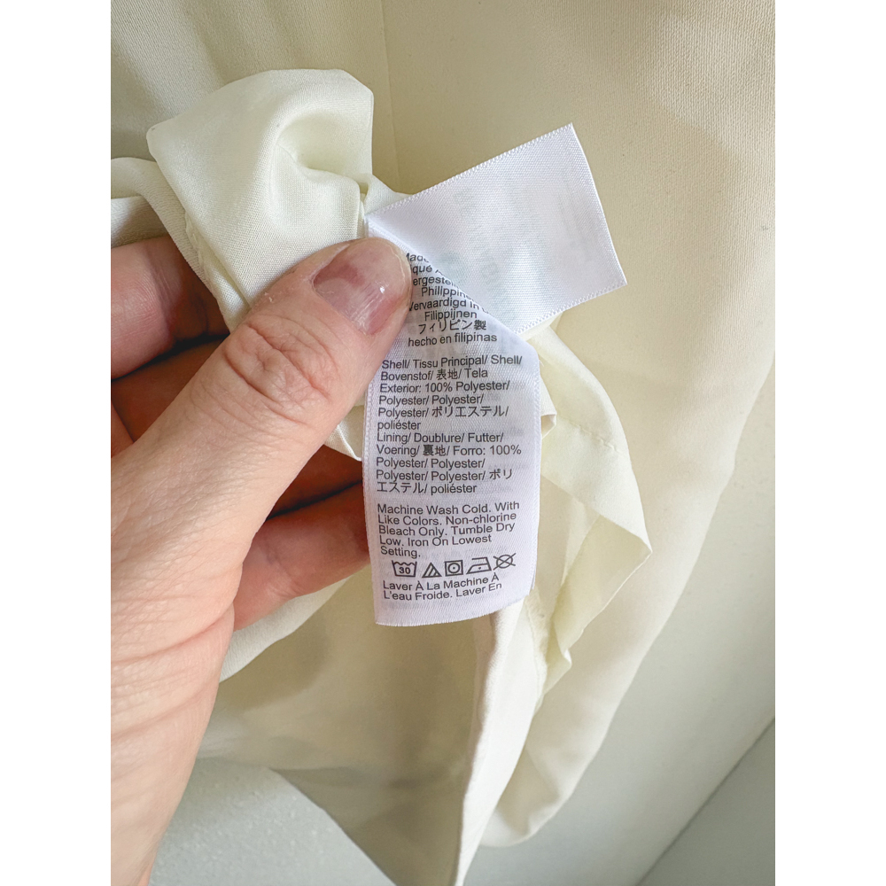 J.Crew Re-Imagined White Shift Dress Short Sleeve Size 4 - Picture 7 of 10